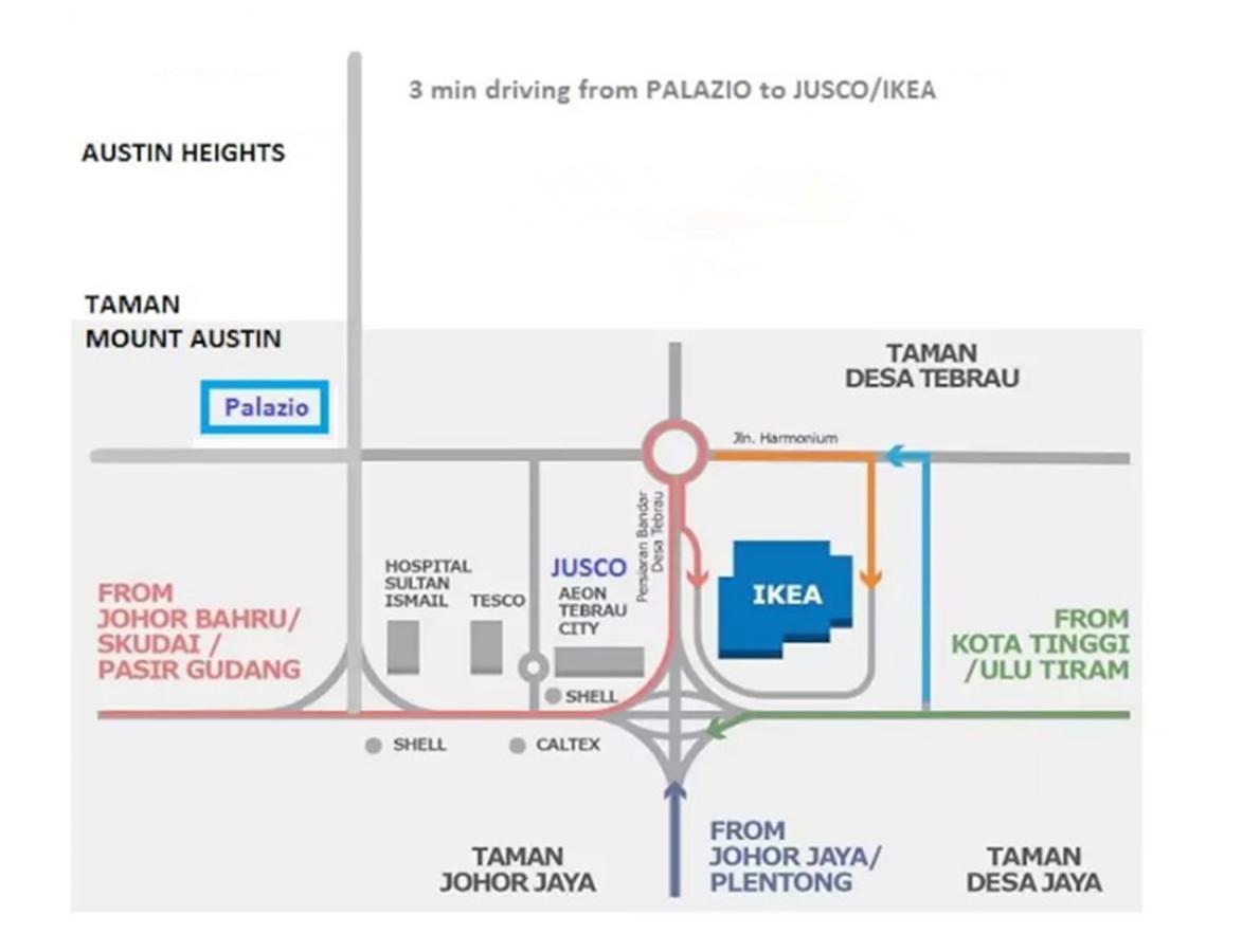 Palazio Service Apartment Johor Bahru Kültér fotó